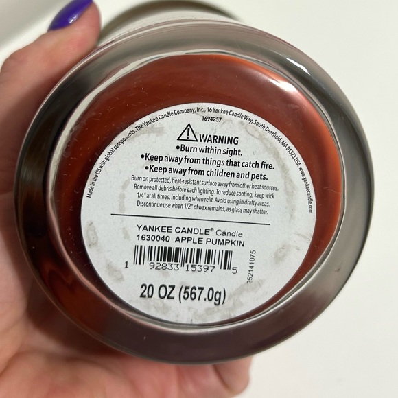 Yankee Candle Apple‎ Pumpkin - Picture 4 of 5